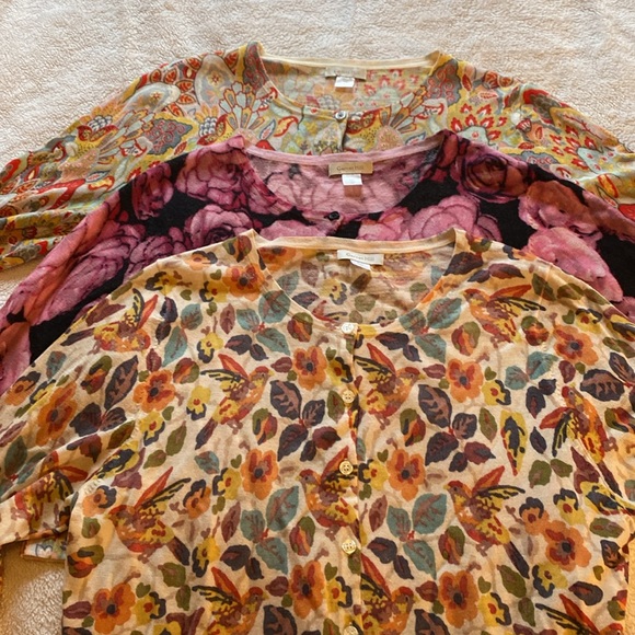 Garnet Hill Merino cardigan - Picture 7 of 7